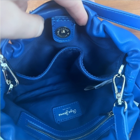 PEPE JEANS “Sweet Bag” Royal Blue Vegan Leather Mini Shoulder / Crossbody Bag - Picture 14 of 15